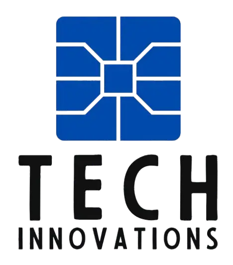 Logo tech innovation branco